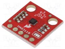 Sensor  position, 1.95÷3.6VDC, IC  MAG3110, Interface  I2C