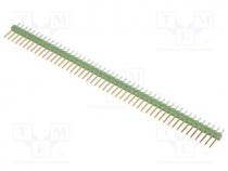 Pin header, pin strips, male, PIN 50, straight, 2.54mm, THT, 1x50