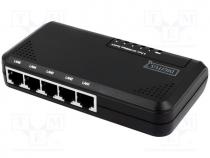 Switch Fast Ethernet, WAN  RJ45, Number of port 5