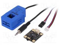 Sensor  AC ammeter, 3.3÷5.5VDC, Interface  analog, Channels 1