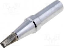 Tip, chisel, 2.4x0.8mm, for WEL.LR-21 soldering iron