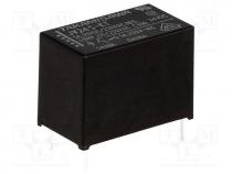 Relay  electromagnetic, SPST-NO, Ucoil 24VDC, 5A/250VAC, 5A/30VDC
