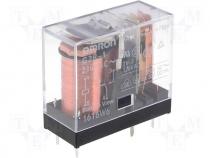 Relay  electromagnetic, SPDT, Ucoil 110VAC, 10A/250VAC, 10A/30VDC