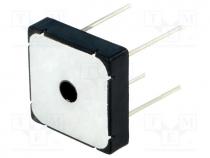 Single phase rectifier bridge, Urmax 800V, If 35A, Ifsm 270A