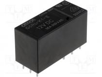 Relay  electromagnetic, SPDT, Ucoil 12VDC, 16A/250VAC, 16A/24VDC