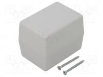 Enclosure  multipurpose, X 47mm, Y 66mm, Z 52mm, polystyrene, grey