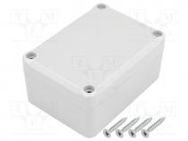 Enclosure  multipurpose, X 64mm, Y 88mm, Z 42mm, ABS, grey, gasket