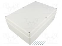 Enclosure  multipurpose, X 190mm, Y 280mm, Z 95mm, polystyrene