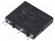 Relay  solid state, Ucntrl 9.6÷14.4VDC, 2A, 75÷264VAC, PCB, THT