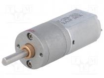 Motor  DC, with gearbox, 6VDC, POLOLU 20D, 488 1, 30rpm, 3.2A, 200mA