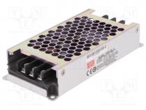 Converter  DC/DC, 60W, Uin 18....72V, Uout 5VDC, Iout 12A, Case 255