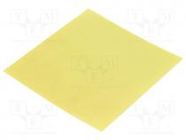 Thermally conductive pad  kapton, D 0.127mm, 400mW/mK, UL94V-0