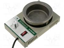 Device  soldering pot, 380W, 200....450C, 100mm, 230VAC, Plug  EU