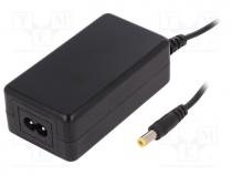 Pwr sup.unit  switched-mode, 9VDC, 3A, Out 5,5/2,1, 27W, 90....264VAC