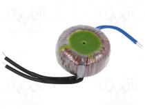 Transformer  toroidal, 35VA, 230VAC, 12V, 2.91A, 0.5kg, Ø 68mm, IP00