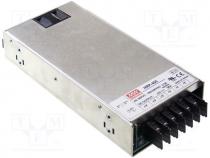 Power supply  switched-mode, modular, 451.2W, 24VDC, 218x105x41mm