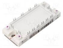 IGBT half-bridge x3,thermistor, Urmax 600V, Ic 75A, P 250W