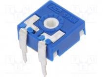 Potentiometer  mounting, single turn,horizontal, 10k, 0.15W