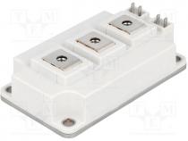 IGBT half-bridge, Urmax 1.2kV, Ic 200A, P 1.1kW, Ifsm 400A, screw