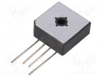 Single-phase bridge rectifier, Urmax 200V, If 35A, Ifsm 400A