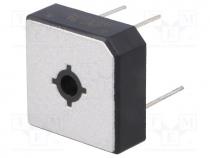 Single-phase bridge rectifier, Urmax 800V, If 50A, Ifsm 500A