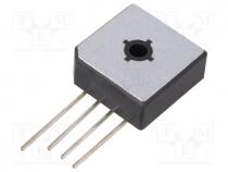 Single-phase bridge rectifier, Urmax 600V, If 15A, Ifsm 300A