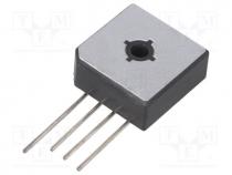 Single-phase bridge rectifier, Urmax 1000V, If 25A, Ifsm 400A