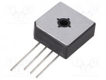 Single-phase bridge rectifier, Urmax 600V, If 25A, Ifsm 400A