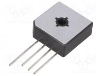 Single-phase bridge rectifier, Urmax 800V, If 25A, Ifsm 400A