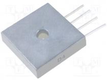 Single phase rectifier bridge, Urmax 600V, If 25A, Ifsm 270A