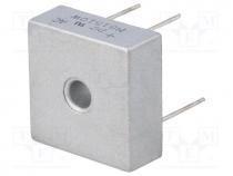 Single-phase bridge rectifier, Urmax 1000V, If 15A, Ifsm 300A