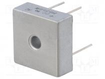 Single-phase bridge rectifier, Urmax 800V, If 35A, Ifsm 400A