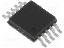 IC  analog switch, SP4T, Channels 1, uMAX10, 1.8....5.5VDC
