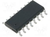 IC  expander, 8bit I/O port, I2C, SMBus, SO16, 2.3....5.5VDC