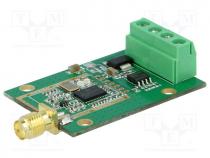 Module  RF, FM transmitter, FSK, 433.92MHz, RS485, 2.4÷3.6VDC