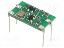 Module  RF, AM transmitter, ASK, OOK, 433.92MHz, 2÷9VDC, 10dBm, 8mA