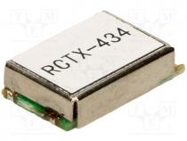 Module  RF, AM transmitter, ASK, OOK, 433.92MHz, 4....12VDC, 11dBm