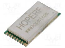 Module  RF, FM transceiver, FSK, GFSK, GMSK, LoRa, MSK, OOK, 169MHz