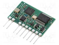 Module  RF, AM transceiver, AM, ASK, 868.3MHz, -108dBm, 3....5VDC, 10mW