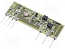 Module  RF, AM transmitter, AM, ASK, 433.92MHz, 3....5VDC, 10mW, 5mA
