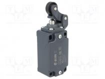 Limit switch, plastic roller Ø20mm, NO + NC, 10A, max500VAC, IP67