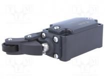 Limit switch, plastic roller Ø20mm, NO + NC, 10A, max500VAC, IP67