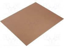 Laminate, aluminium, 1.5mm, L 305mm, W 255mm, Coating  copper