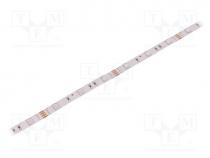 LED tape, RGB, LED/m 30, SMD, 12V, 5050, W 10mm, L 1m, IP20, 7.2W/m