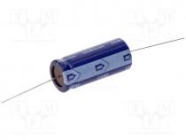 Capacitor  electrolytic, THT, 22uF, 50VDC, Ø6.3x12mm, 20%, 85mA