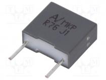 Capacitor  polypropylene, 4.7nF, 7.5mm, 5%, 10x4x9mm, -55....105C