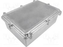 Enclosure  multipurpose, X 182mm, Y 262mm, Z 90mm, aluminium, IP67