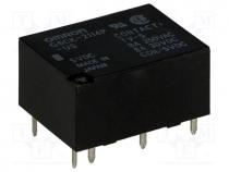 Relay  electromagnetic, SPST-NO + SPST-NC, Ucoil  5VDC, 8A/250VAC