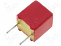 Capacitor  polypropylene, 100pF, 5mm, 2.5%, 4.5x6x7.2mm, 1kV/s