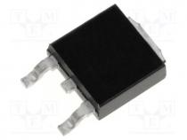 Transistor  N-MOSFET, unipolar, 55V, 17A, 38W, DPAK